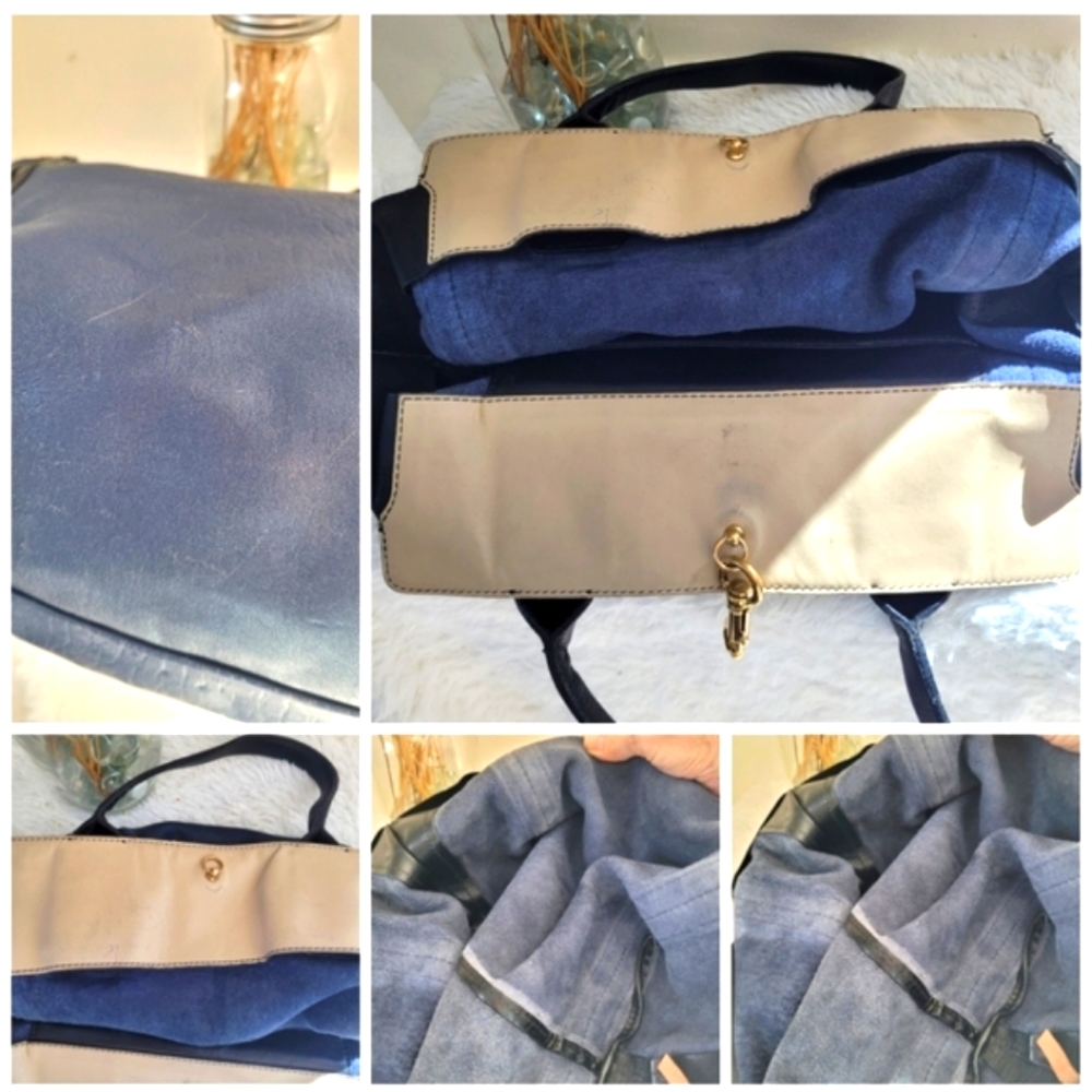 Chloé Allison blue tote bag - Picture 9 of 10